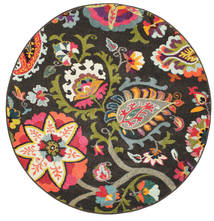 Allegra Ø 150 Small Multicolor Floral Round Rug