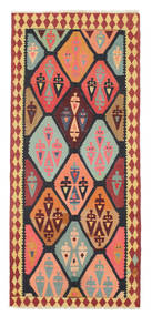 Kelim Fars Teppich 135X310 Läufer Mehrfarbig Wolle, Persien/Iran Carpetvista