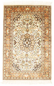  Oriental Kashmir Pure Silk Rug 79X122 Silk, India Carpetvista
