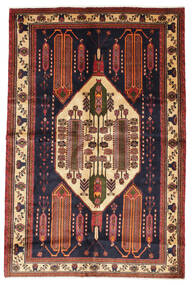  Orientalischer Afshar Teppich 166X247 Wolle, Persien/Iran Carpetvista