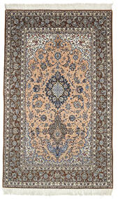  Persischer Isfahan Seidenkette Teppich 157X256 (Wolle, Persien/Iran)