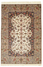 絨毯 ペルシャ イスファハン 絹の縦糸 155X233 (ウール, ペルシャ/イラン)