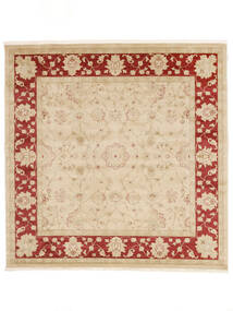  250X250 Farahan Ziegler Beige/Red Square Rug Large