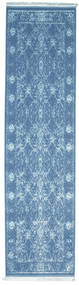  80X300 小 Antoinette 絨毯 - ブルー