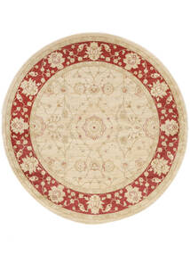 Farahan Ziegler Ø 150 Small Beige/Red Round Rug