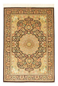  Orientalischer Ghom Seide Signatur: Ghom Sarajan Teppich 98X146 Seide, Persien/Iran Carpetvista