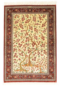  Oriental Qum Silk Signed: Qum Motevasel Rug 102X150 Silk, Persia/Iran Carpetvista