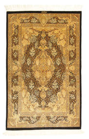 97X153 Qum Silk Signed: Mohamad Jamshidi Rug Oriental (Silk, Persia/Iran)