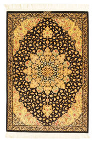 80X120 絨毯 オリエンタル クム シルク 署名: クム Mohamad Rafai (絹, ペルシャ/イラン) Carpetvista