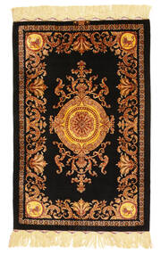  Persian Qum Silk Signed: Vafai Rug 75X115