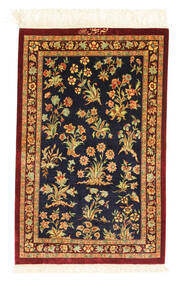 絨毯 クム シルク 署名: クム Motevasel 49X76 (絹, ペルシャ/イラン)