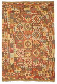 Kilim Afghan Old Style Rug 205X309 Wool, Afghanistan Carpetvista