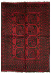  160X231 Medallion Afghan Fine Rug Wool, Carpetvista