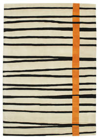 Gummi Twist Handtufted 160X230 Orange Striped Wool Rug