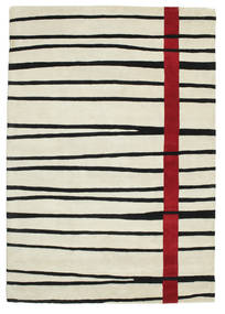 Gummi Twist Handtufted 160X230 Dark Red Striped Wool Rug