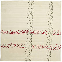 Delight Handtufted 240X240 Large Red Square Wool Rug