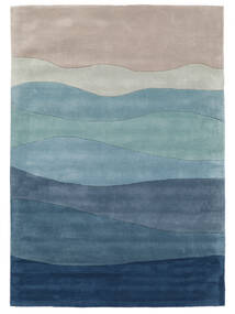 Feeling Handtufted Teppich - Blau 200X300 Blau Wolle, Indien