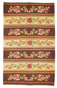  Orientalischer Kelim Rosen Teppich 192X300 Wolle, Moldawien Carpetvista