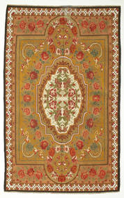  Orientalischer Kelim Rosen Teppich 212X345 Wolle, Moldawien Carpetvista
