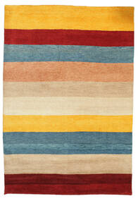 Gabbeh Indo Fine Rug 139X198 Multicolor Wool, India Carpetvista