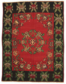  257X340 Large Kilim Semi Antique Rug Wool, Carpetvista