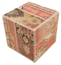 Pouf Patchwork Stool Ottoman 50X50