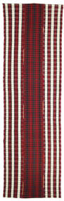  Kilim Semi Antique Turkey Rug 150X500 Wool Dark Red/Black Small Carpetvista