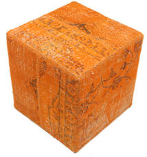 50X50 絨毯 パッチワーク Stool Ottoman プーフ オリエンタル 正方形 (ウール, トルコ) Carpetvista