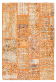  パッチワーク 絨毯 141X211 ウール オレンジ/茶色 小 Carpetvista