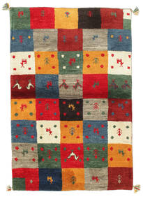 100X150 Gabbeh Persisch Fine Teppich Moderner Mehrfarbig (Wolle, Persien/Iran) Carpetvista