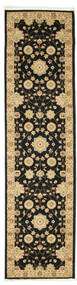 Farahan Ziegler 80X300 Small Black Runner Rug