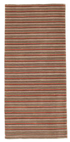  87X192 Small Handloom Rug Wool, Carpetvista