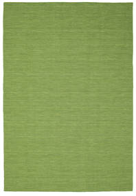  Wool Rug 220X320 Kelim Loom Green