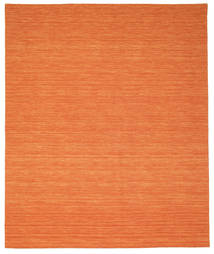  Dywan Wełniany 250X300 Kelim Loom Pomarańczowy Duży