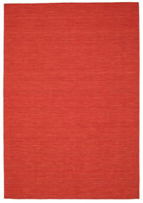  Tappeto Di Lana 220X320 Kelim Loom Rosso