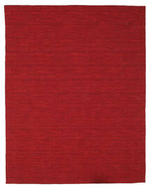  Alfombra De Lana 200X250 Kelim Loom Rojo Oscuro