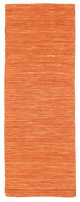  Wool Rug 60X165 Kelim Loom Orange Runner
 Small