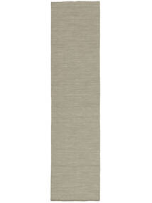 廊下 絨毯 80X400 単色 キリム ルーム - ライトグレー/ベージュ