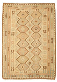  203X290 Kilim Afghan Old Style Rug Wool, Carpetvista