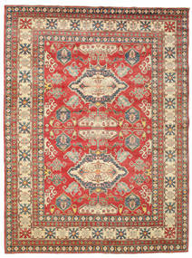  237X320 Groß Kazak Fine Teppich Wolle, Carpetvista