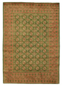  195X286 Medallion Afghan Fine Rug Wool, Carpetvista