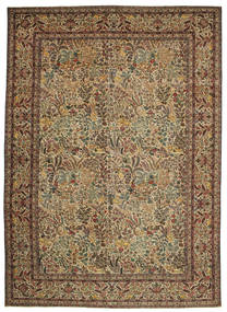  Persischer Täbriz Patina Figurativ Teppich 384X540 Großer (Wolle, Persien/Iran)