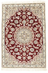 91X134 Nain Fine 9La Teppich Orientalischer (Wolle, Persien/Iran) Carpetvista