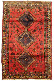  158X247 Medaillon Klein Shiraz Teppich Wolle, Carpetvista