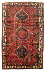  142X225 Medaillon Klein Shiraz Teppich Wolle, Carpetvista