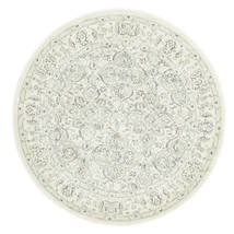 Ziegler Greenville Ø 150 Small Cream Beige/Light Blue Round Rug