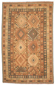  Orientalisk Kelim Afghan Old Style Matta 213X333 Ull, Afghanistan Carpetvista