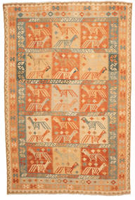  192X293 Kilim Afghan Old Style Rug Wool, Carpetvista