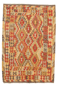  125X179 Petit Kilim Afghan Old Style Tapis Laine, Carpetvista
