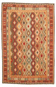  Orientalischer Kelim Afghan Old Stil Teppich 199X295 Wolle, Afghanistan Carpetvista